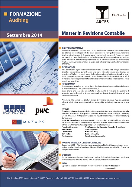 Master in Revisione Contabile (MRC)